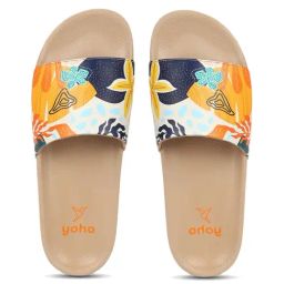 Yoho Women's Tropica Multicolor Slides-picture-3