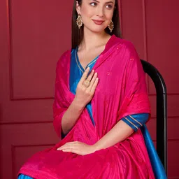 Dupatta Bazaar Embroidered Dupatta with Thread Work-picture-16