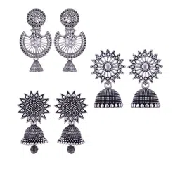 DIVASTRI Silver-Plated Alloy Earrings-picture-11