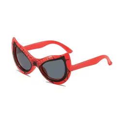 HAYDEN haiza Unisex Black Lens & Red Cateye Sunglasses With UV Protected Lens Spider-image-76
