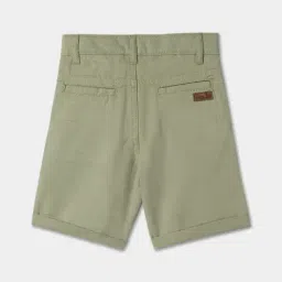 R&B Kids Olive Regular Fit Shorts image 2