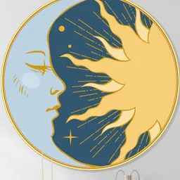 Livin'luxe Multicoloured MDF Other Wall Paintings-image-67