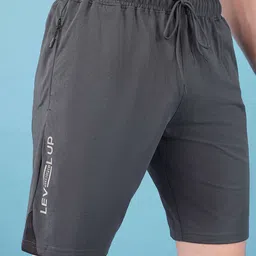 Technosport Men Pack Of 2 Slim Fit Training or Gym Sports Shorts image 5