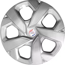 Auto Pearl S25 R15 r 381 mm(15 Inch) ess Type Wheel Hubcap with Retention Ring Glossy Silver Wheel Cover for Maruti Ignis 1.2 AMT Alpha Petrol (Set of 4)-picture-24