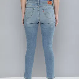 Levis Women Blue Skinny Fit Heavy Fade Stretchable Jeans image 3