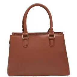 Globus Tan Textured Medium Handbag image 3