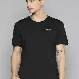 ALCIS Black Slim Fit Sports T-Shirt-image-32