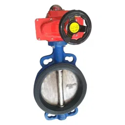STOLZEL 11.82 inch, 300 mm, CF8M Disc On-Off Type Electrical Actuated Butterfly Valve Wafer End image 1