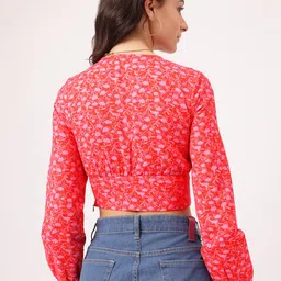 DressBerry Dainty Darling Floral Crop Top image 5