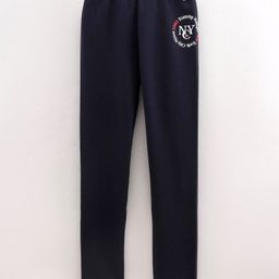 Tommy Hilfiger Full Length Cotton Leggings Solid- Navy Blue-picture-7