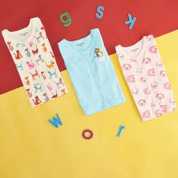 Pantaloons Baby Pack Of 3 Full Sleeves Animals Printed Tees - Multi Colour-picture-7