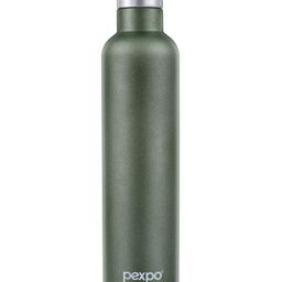 Pexpo Stainless Steel Hot and Cold Vacuum Insulated ISI Certified Flask,750ml, Military Green, Set of 1, Oreo | Double Wall Flask | BPA Free | Office | School | Home | Hiking | Gym-picture-42