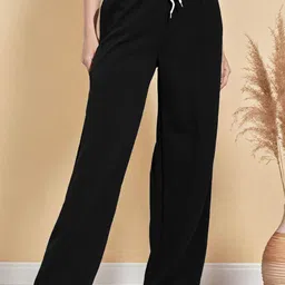 Moda Rapido Women Relaxed Mid Rise Easy Wash Trousers-image-35
