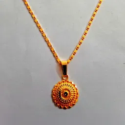 Nawab Collection Gold-Plated Alloy Pendants with Chains image 2