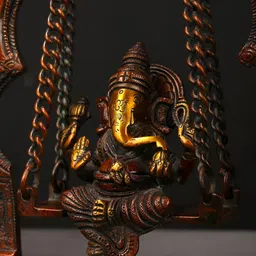 Exotic India Brown Religious Idol Showpiece-image-82