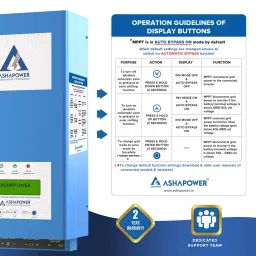ASHAPOWER 1800W 12V/24V Solar MPPT Charge Controller SMU SURYA-60(HV) image 3