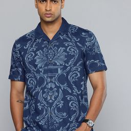 Indian Terrain Classic Fit Floral Printed Pure Cotton Casual Shirt-picture-30