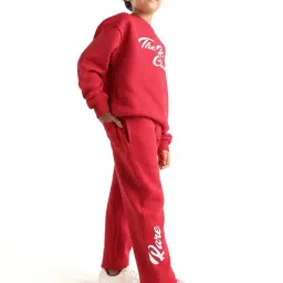 Rare Ones Boys Red Printed Trackpants image 3