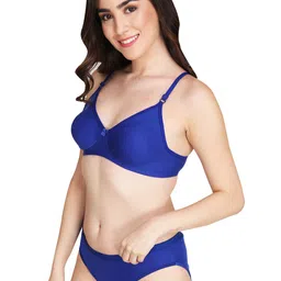 Liigne Women Pack Of 2 Everyday Non Padded Bra Pure Cotton Lingerie Set image 2