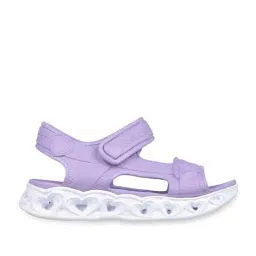 Skechers Girls HEART LIGHTS SANDALS - ALWAYS Lavender Casual Sandals-image-8