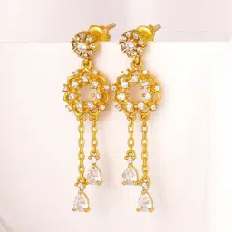 GIVA 92.5 Sterling Silver Flower Dangling Dangler for Women-picture-42