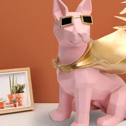 SkyKey Pink & Gold-Toned Glossy Figurine Showpiece-picture-32