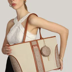 Mini west london Printed PU Structured Tote Bag-picture-26