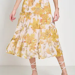 Honey by Pantaloons Floral Printed A-Line Midi Skirt-picture-20