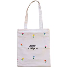BandBox Women Floral Printed Shopper Cotton Tote Bag-picture-49
