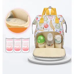 House of Quirk Maternity Backpack Large Capacity Convenient  - Grey image 3