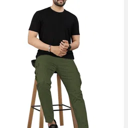 SNELLY EXPORT Men Easy Wash Cargos Trousers-picture-32