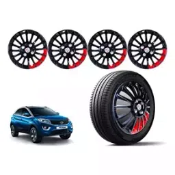 Auto Pearl BR06 Press Type Wheel Cover with Retention Ring For Tata Nexon (Pack of 4 Pcs)-picture-12