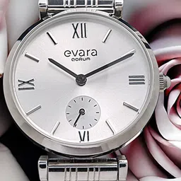 QORUM INDIA Women Stainless Steel Bracelet Style Straps Analogue Watch G120 Evara_13_N image 3