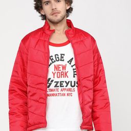 HIGHLANDER Men Red Padded Jacket-picture-45