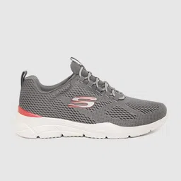 Skechers Men Grey Woven Design Equalizer 4.0 - Wraithern Sneakers image 2