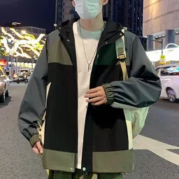 Mast & Harbour Men Hooded Colourblocked Tailored Jacket-picture-38