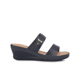 Bata comfit Textured Wedge Heels image 3