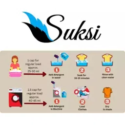 Suksi 5 L Refreshing Fragrance Top Load Liquid Detergent image 4