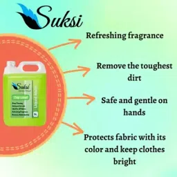 Suksi 5 L Refreshing Fragrance Top Load Liquid Detergent image 5