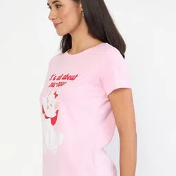 Wear Your Mind Aristocats Printed Pure Cotton Round Neck T-shirt image 4