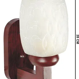 1ST TIME White Colourblocked Wood Contemporary Rectangle Shaped Wall Lamp image 3