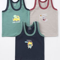 Cucumber Sleeveless Printed Vest Pack of 3 (Color & Print May Vary)-picture-41