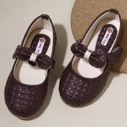 Mine Sole Self Designed Ballerinas - Brown-image-92