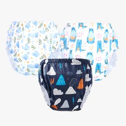 Chinmay Kids Baby Panty Boys and Girls Reusable Washable Printed Panty Pack of 3-picture-31
