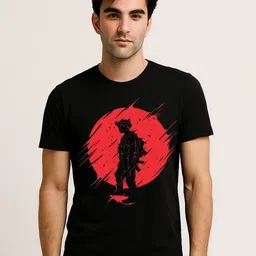Be Crazy Men Graphic Printed Round Neck Cotton T-shirt-image-97