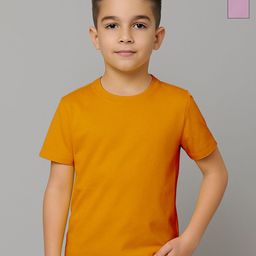 FBAR Boys Pack of 2 Solid Round Neck Cotton T-shirts-picture-24