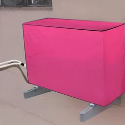 The Furnishing Tree Pink Printed Air Conditioner Cover image 5