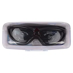 Axg New Goal Anti Fog Wide lens Silicone Swimming Goggles (Color May Vary) image 4