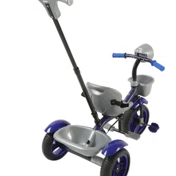 JoyRide Speedo Plus Tricycle Trike with Dual Storage Basket & Parental Handle for Kids Boys and Girls Music & Lights  Age 2 to 4 Years Tricycle - Blue image 4