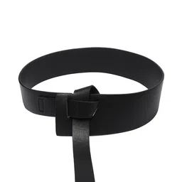 CRUSSET Women Black Solid Belt-picture-30